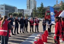 Lezhë, aktivitet sensibilizues për reagimin ndaj fatkeqësive natyrore