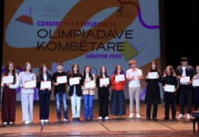 Cmimet për 97 fituesit e olimpiadave kombëtare 2025