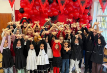 Nëntori i festave “vesh” me ngjyrat kuqezi institucionet arsimore