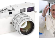 Aparati fotografik i papa Françeskut shitet për 6,5 milionë euro