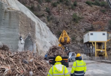 Pastrim i mbetjeve drusore në HEC-in e Komanit