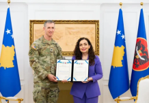 Osmani: Prania amerikane jetike për sigurinë e Kosovës