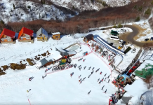 Gara dhe argëtim në pistën e skive në Dardhë