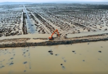 Përfundon ndërtimi i argjinaturës në zonën e Karavastasë