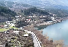 Përmirësohet infrastruktura rrugore pranë liqenit të Shkodrës