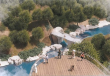 Punimet pranë Urës së Bratit në Vlorë, shkallë dhe ballkon panoramik për vizitorët