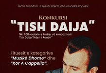 Dhjetë fituesit e Konkursit të Krijimtarisë Muzikore “Tish Daija”